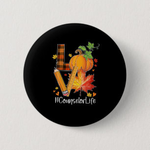 LIEBE Berater Leben Herbstlaub Herbstsaison Pump Button