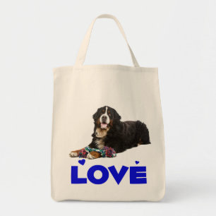 Liebe Berner Sennenhund Welpe Tote Bag Tragetasche