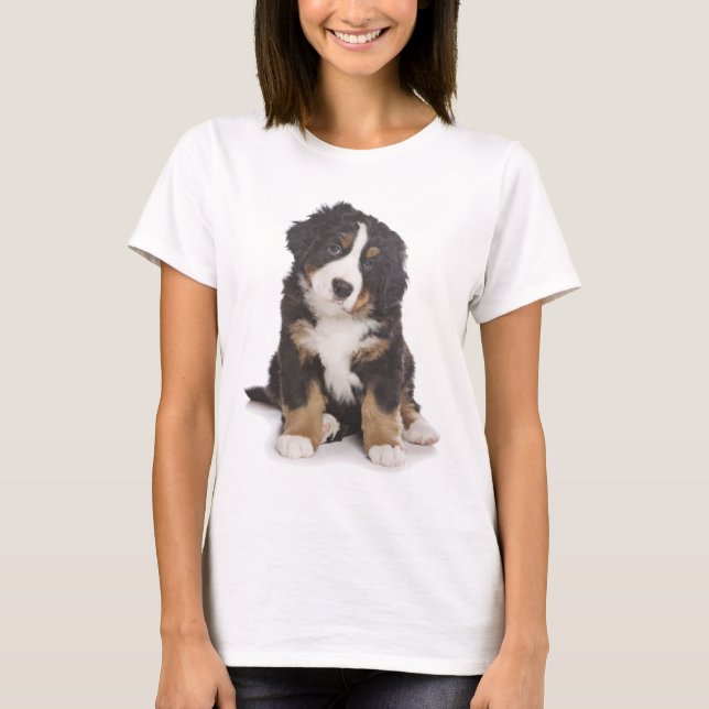 Liebe Bernese Mountain Hund Welpenhemd T-Shirt (Vorderseite)