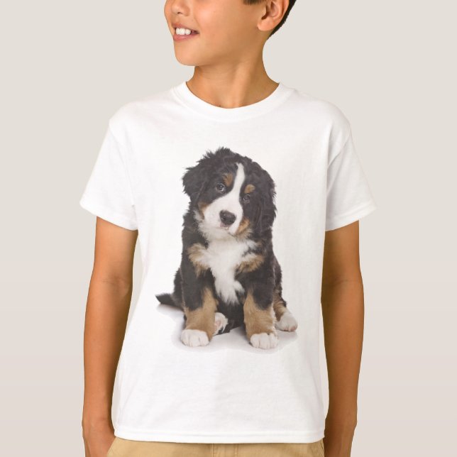 Liebe Bernese Mountain Hund Welpenhemd T-Shirt (Vorderseite)