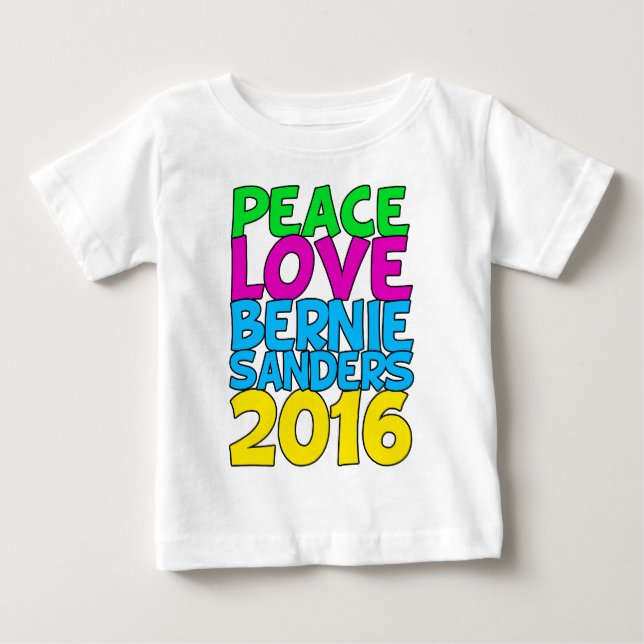 Liebe Bernie Sanders 2016 Baby T-shirt (Vorderseite)