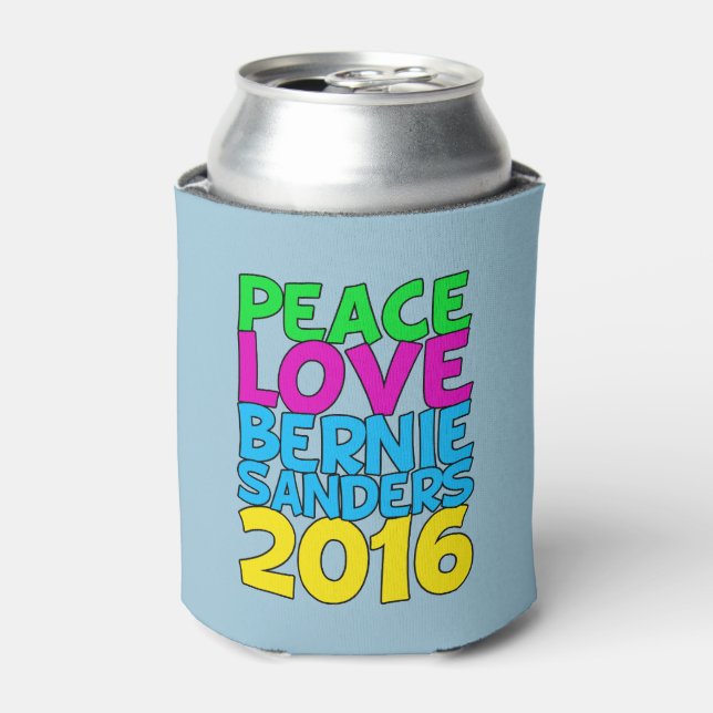 Liebe Bernie Sanders 2016 Dosenkühler (Kanne Vorderseite)