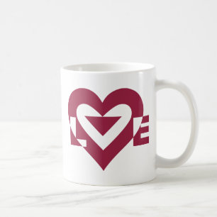 Liebe Berry Lila Kaffeetasse