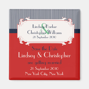 Liebe beschriftet SeeSave the Date Magneten Magnet