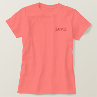Liebe Besticktes T-Shirt