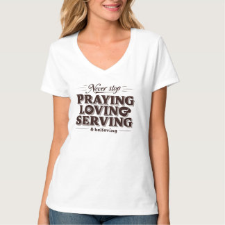 Liebe beten Shirt - Christlicher Glaube aufleben