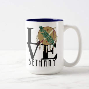 LIEBE Bethany Oklahoma 15oz Zweifarbige Tasse