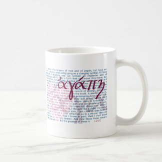 Liebe-Bibel-Vers auf christlicher Tasse