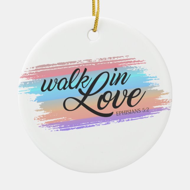 Liebe Bibelangebot Valentine | Ornament (Vorne)