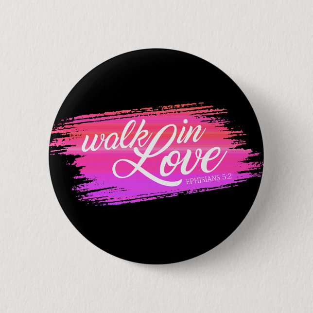 Liebe Bibelangebot Valentine | Schaltfläche Button (Vorderseite)