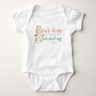 Liebe Bible Verse Christliches NIEDLICHES BABY Strampler