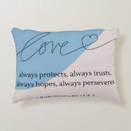 Liebe Bible Verse Dekokissen