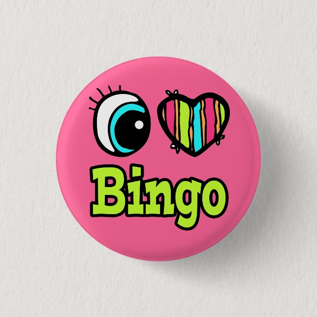 Liebe Bingo Button (Vorderseite)