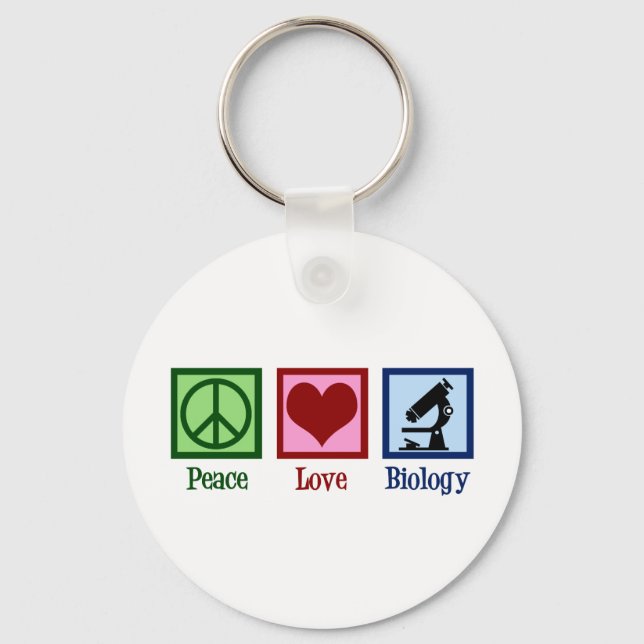 Liebe Biologielehrer Schlüsselanhänger (Vorderseite)