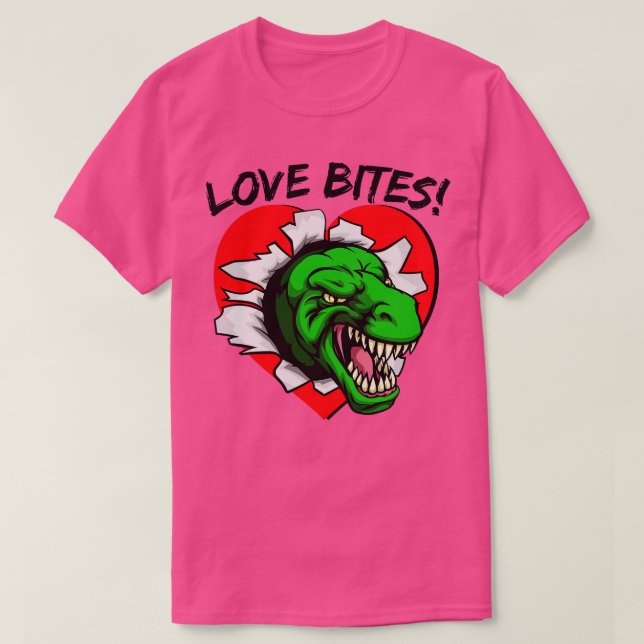 Liebe Bites TRex T-Shirt (Design vorne)