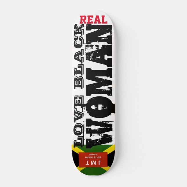 LIEBE BLACK FRAMAN Skateboard (Vorderseite)
