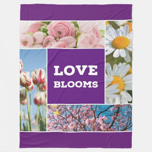 Liebe bläst Fleece wirbeln Blanket (Vorderseite)