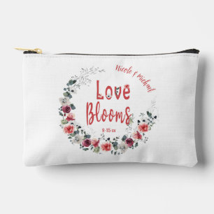 Liebe bläst Personalisierten Brautbräutigam Hochze Zubehörtasche