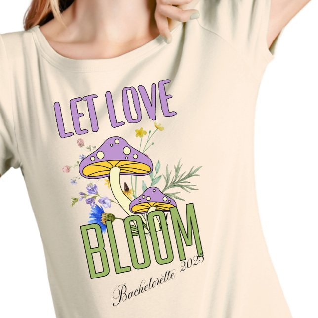 Liebe Bloom Junggeselinnen-Abschied gelassen T-Shirt (Von Creator hochgeladen)