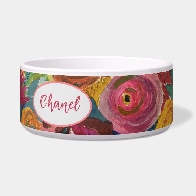 "Liebe Blooms" Pet Bowl Napf (Vorderseite)