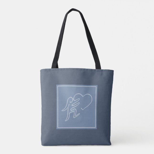 LIEBE (BLUBERRY) TASCHE (Rückseite)