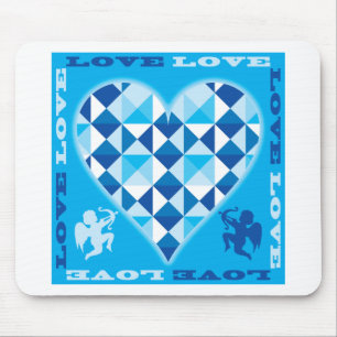 Liebe (Blue Diamond) Mousepad