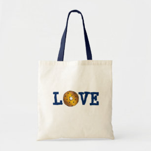 LIEBE Blueberry Donut Doughnut Valentine's Day Foo Tragetasche