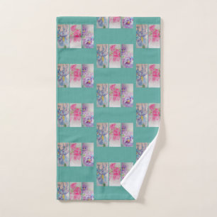 Liebe Blume Minze Badezimmer Handtuch