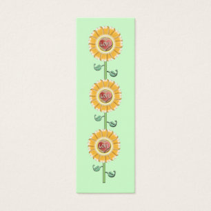 Liebe-Blumen-Lesezeichen