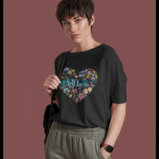 Liebe Blumenherz T - Shirt