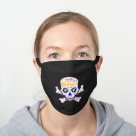 LIEBE BMW Schädelmaske Schwarze Baumwoll Mund-Nasen-Maske