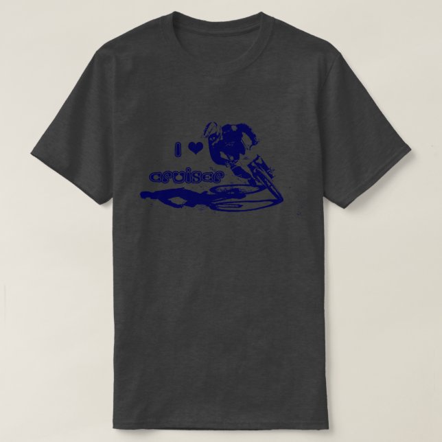 Liebe bmx Cruiser Alte Schule Bmx Fahrer Papa T-Shirt (Design vorne)