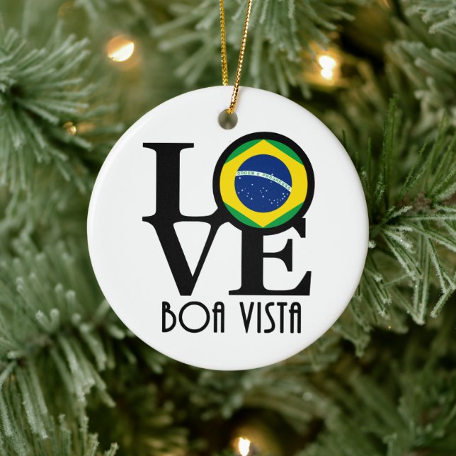 LIEBE Boa Vista Keramik Ornament (Baum)