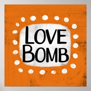 Liebe Bombe Poster Wall Art