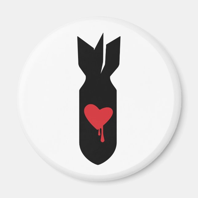 Liebe Bomber Magnet (Vorne)