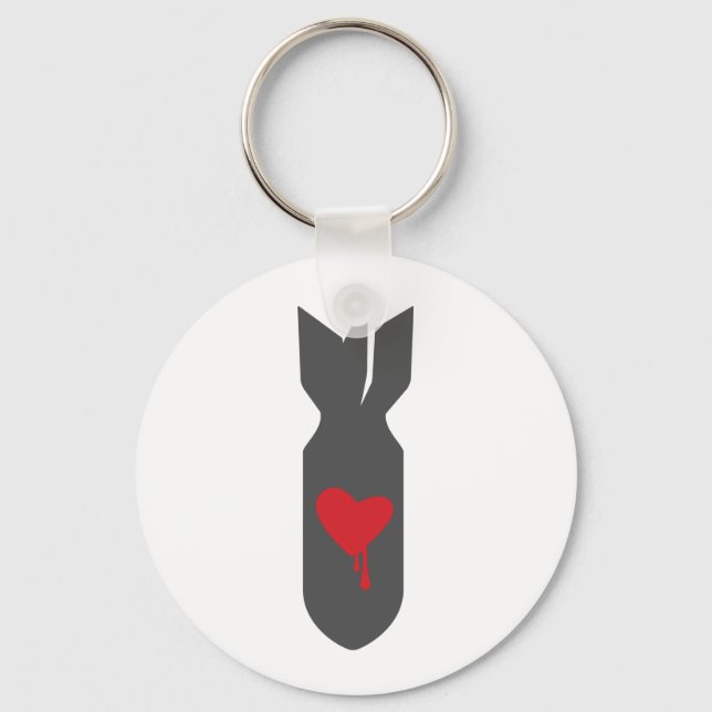 Liebe Bomber Schlüsselanhänger (Vorderseite)