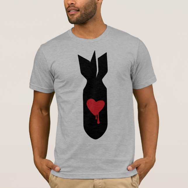 Liebe-Bomber T-Shirt (Vorderseite)