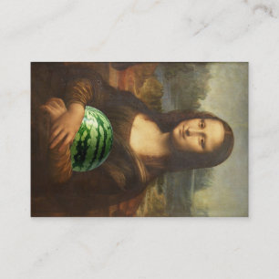 Liebe-Bonbon-Wassermelonen Mona "Melona" Lisa Visitenkarte