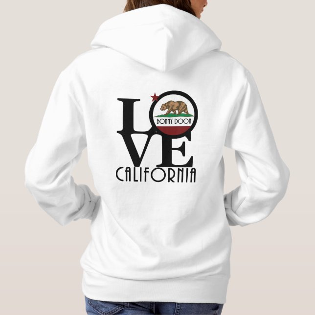 LIEBE Bonny Doon California (Rückseite) Hoodie (Rückseite)