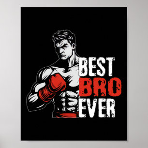 Liebe Boxen Bro Shirt Boxen Liebhaber von Boxer Br Poster