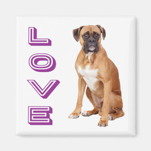 Liebe Boxer Welpe Hund Kühlschrank Magnet