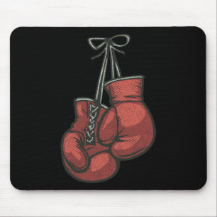Liebe Boxhandschuhe Retro Vintag Red Boxer Geschen Mousepad