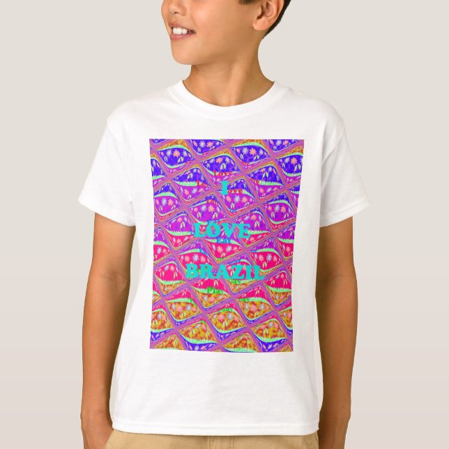 Liebe Brasilien.png T-Shirt (Vorderseite)