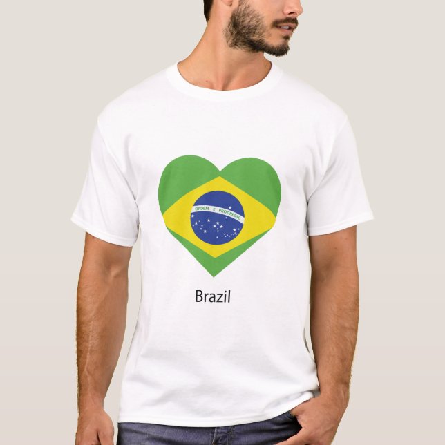 Liebe Brasilien T-Shirt (Vorderseite)