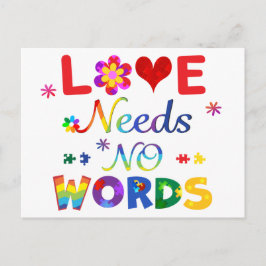 Liebe braucht keine Worte Postkarte