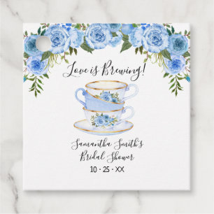 Liebe Brauen Dusche blauen Tee Brautparty Favo Geschenkanhänger