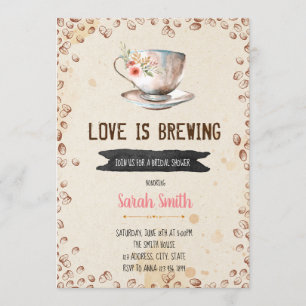 Liebe Braut Braudusche Einladung