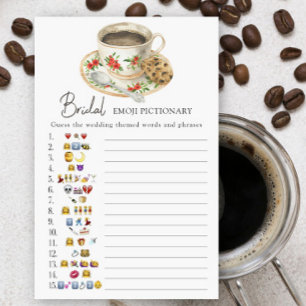 Liebe braut Brautparty Emoji-Picktionary