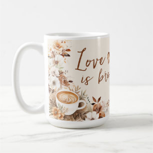 Liebe braut Brautparty Kaffeetasse