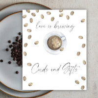Liebe braut Brautparty Karten und Geschenke